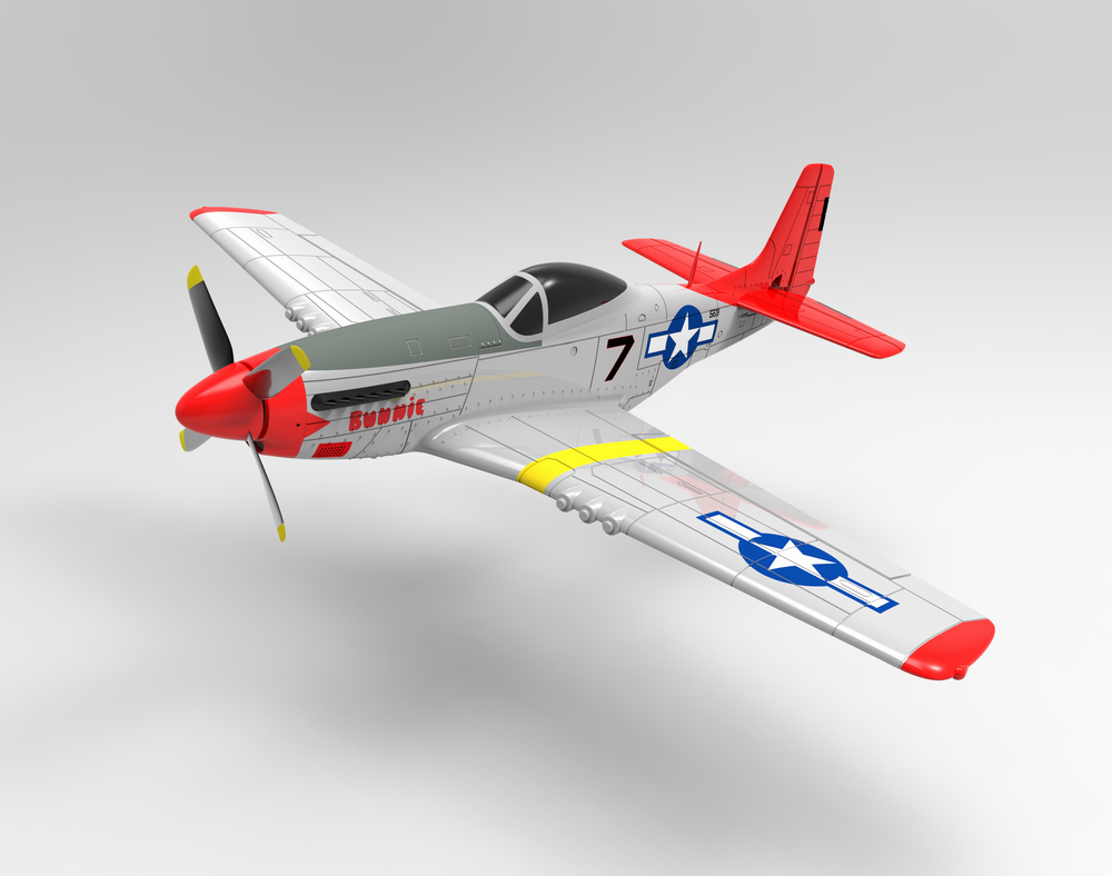 Volantex P-51 Mustang 30''/750MM (768-1) 750MM Ready-To-Fly RC Airplane