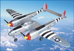 Richmodel P-38 Lightning Electric 51.5'' RC Airplane ARF