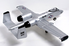 A-10 Thunderbolt II 4-Channel Ready-To-Fly Electric Ducted Fan RC Fighter Jet Airplane Silver Version