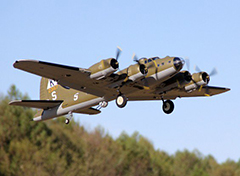 B-17 "Flying Fortress" 72''/1875mm Brushless Warbird with Worm Drive Retract System PNP V2 Green