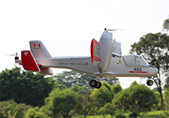 Unique Model Canadair CL-84 Dynavert Tilt-Wing VTOL RC plane PNP