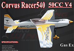 Goldwing Corvus Racer 50CC V4 89.25'' Aerobatic RC Plane A