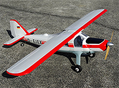 Taft Hobby Dornier Do 27 1600mm / 63"  Electric RC Plane PNP Version Red