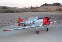 AT-6 Texan 5-CH 2.4Ghz 1370mm Electric R/C RC Airplane Plane Ready To Fly