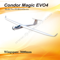 Flyfly Condor Magic EVO4 3M/118'' Electric RC Glider