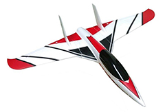 HSD Funjet 800mm Wingspan RC Plane Kit Red