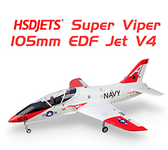 HSDJETS 105mm EDF Super Viper V4 Navy Marine Kit Version
