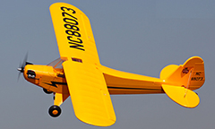 AF-Models J-3 Piper Cub 1400mm/55.1in EPO RC Airplane PNP Yellow
