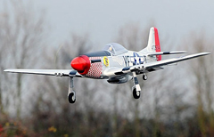 Large P-51 Mustang 1400mm/55.1'' Electric RC Airplane 100% Reday-To-Fly