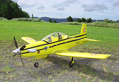 Unique Models Pilatus PC-9 1200mm PNP Yellow