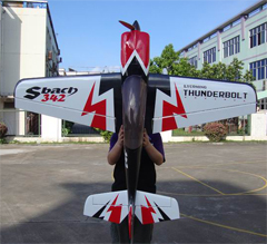 Skyline SBach 342 Thunderbolt 30CC 73'' V2 Carbon Fiber Aerobatic RC Airplane