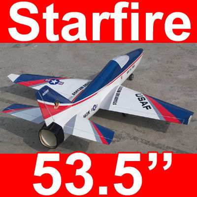 Starfire 53'' Electric Ducted Fan RC Jet Airplane ARF