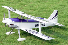 Ultimate .46 42'' Nitro Gas RC BiPlane Airplane ARF Purple