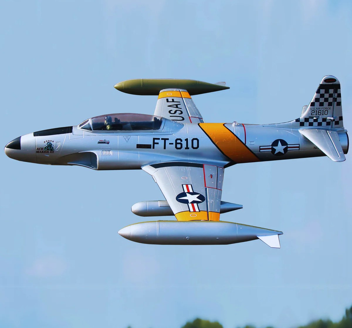 T-33 Shooting Star F80 6S 12-Blade 70mm EDF RC Jet PNP