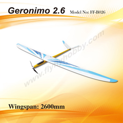 Geronimo 2.6m Electric Glider