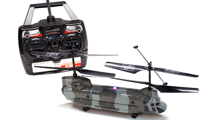 Micro CH-47 Chinook RC Helicopter Transporter