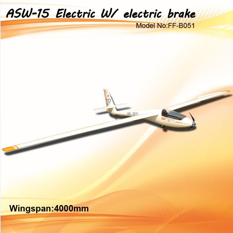 ASW-15 4m/157'' Electric RC Gilder with Brake FF-B051
