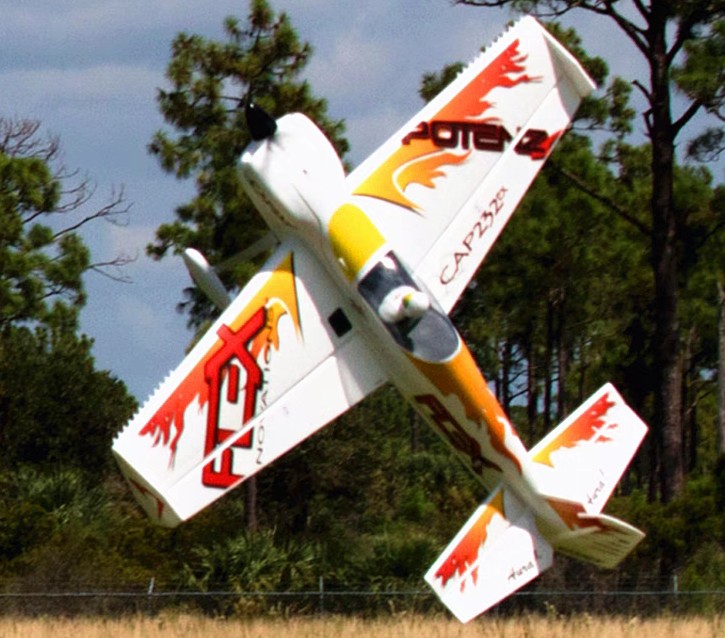 Cap 232EX G2 60.2'' Wingspan 3D Aerobatic RC Plane Kit with Servos Installed Yellow