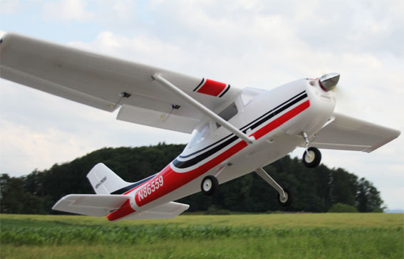 Cessna 1560mm/61.4'' EPO Electric RC Airplane Kit Version - General Hobby