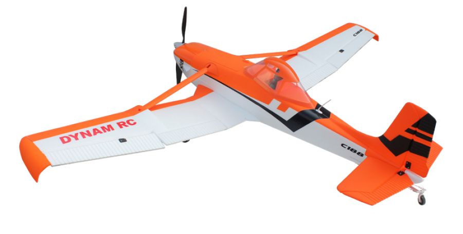 Dynam Cessna 188 Crop Duster 59''/1500mm Electric RC Plane Orange Ready-To- Fly - General Hobby