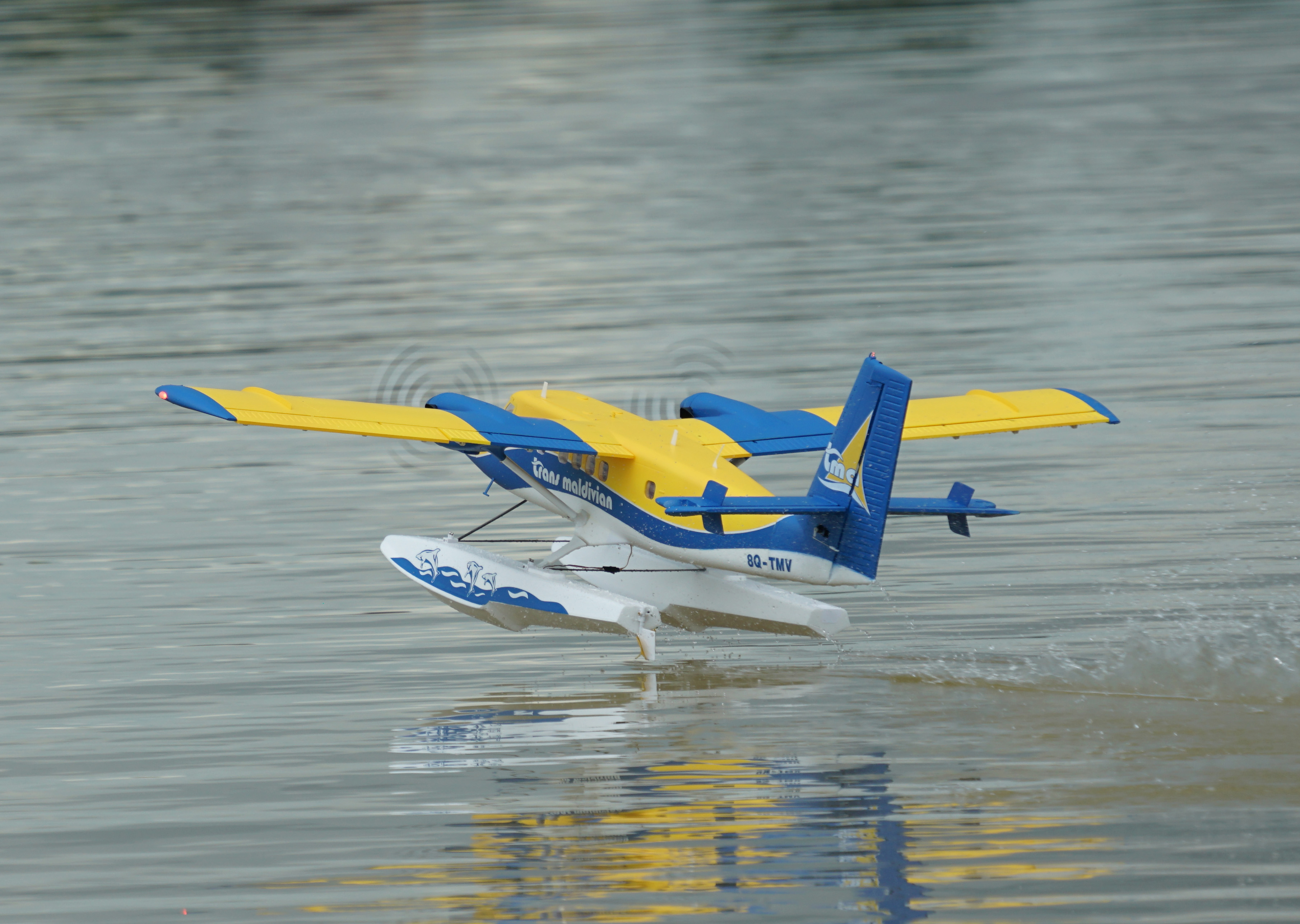 Twin Otter DHC-6 1800mm/70.9'' with Floats RC Plane PNP