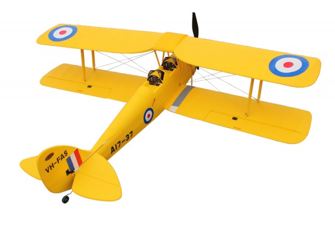 Dynam Tiger Moth 1270mm EPO Electric RC Plane Ready-To-Fly