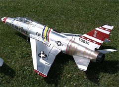 F-100 Super Sabre 90mm EDF RC Jet Kit Version