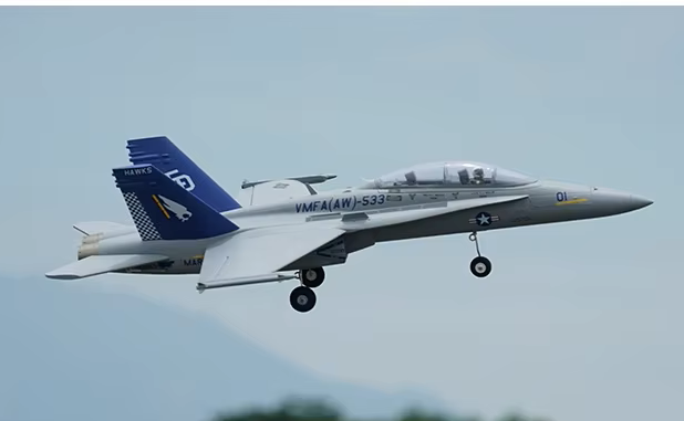 F-18 Twin 40mm EDF Jet F18 Hornet RC Plane Model PNP