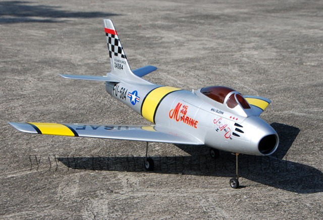 F-86 Sabre 90mm EDF RC Jet Kit Version
