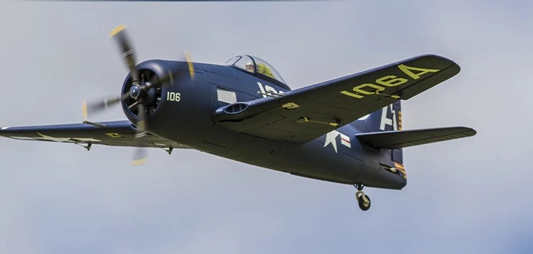 F8F-1 Bearcat 1200mm (47.2in) Wingspan 4S PNP WW2 Warbird RC Plane