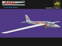 Fox 3M/118'' RC Glider Electric Motor Version