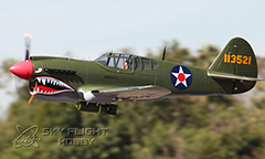 LX Super P-40E Warhawk 2000mm/79'' Warbird RC Airplane Kit Version Green