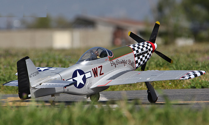 P-51 P51 P-51D Mustang 2.4G 4CH Electric R/C RC Airplane Plane 100% Ready  To Fly - General Hobby