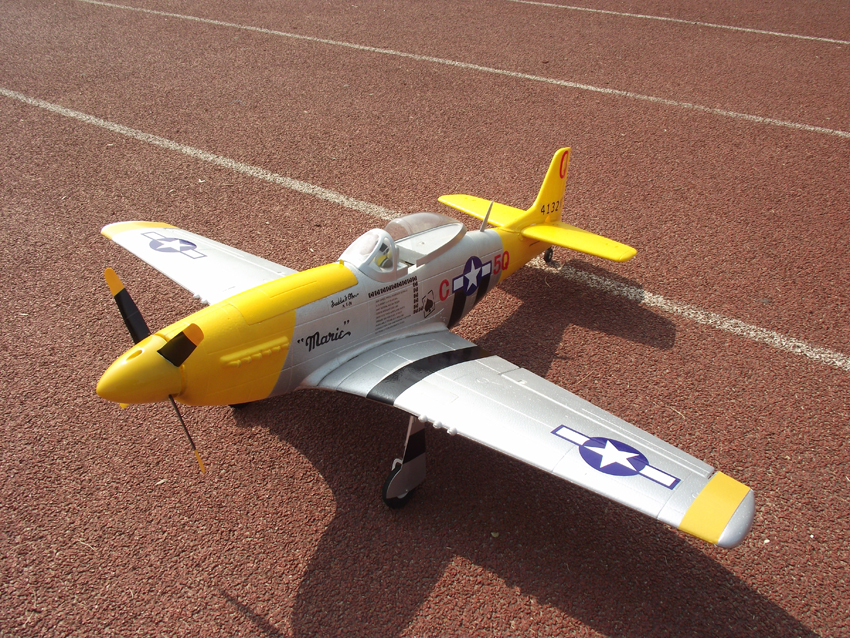 Unique Models P-51 Mustang 1200mm Electric RC Plane Ready-to-Fly