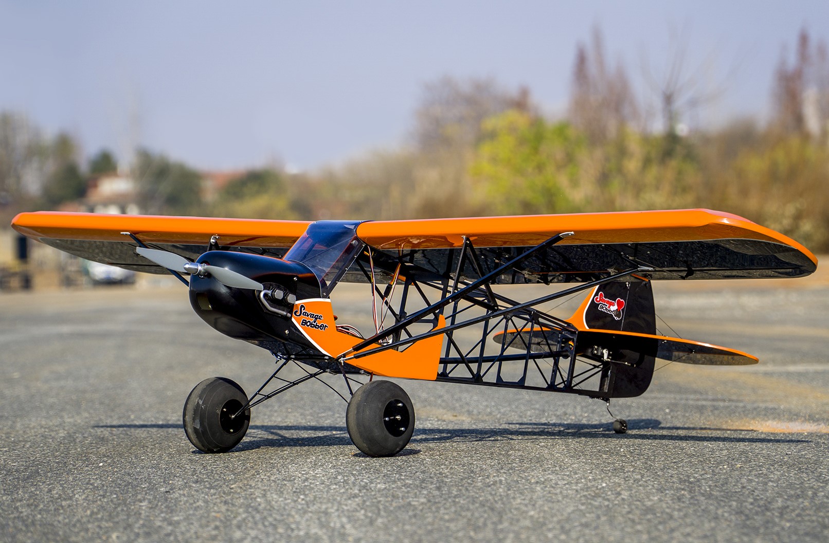 Savage Bobber STOL 74"" (1880mm) Wingspan Balsa Wood Pre-Built ARF RC Plane