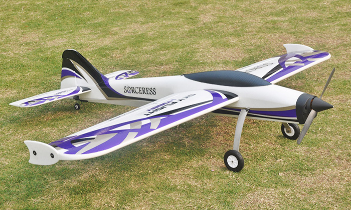 LX Sorceress 1400mm/55\'\' Electric RC Plane Kit Version - General Hobby
